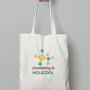 Chemistry Tote Bag Canvas Without Zipper By Bazzaro