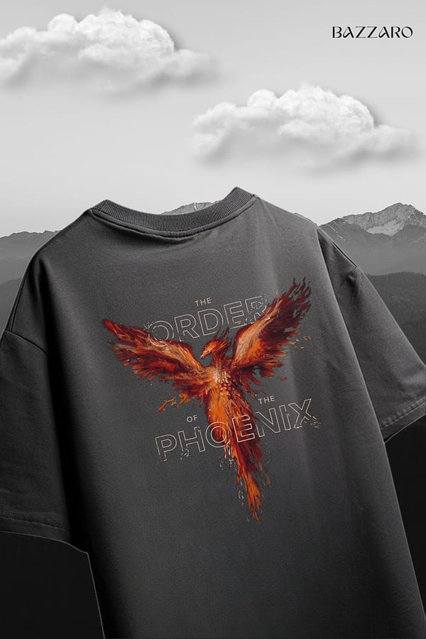 Bazzaro Order of the Phoenix Oversized T-shirt – Unisex Harry Potter Tee