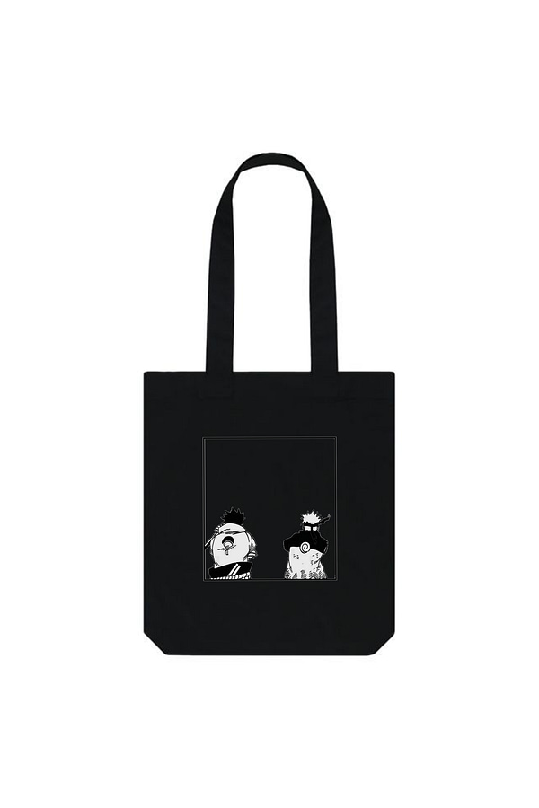 Naruto & Sasuke Cotton Tote Bag – Power of Rivalry | Bazzaro